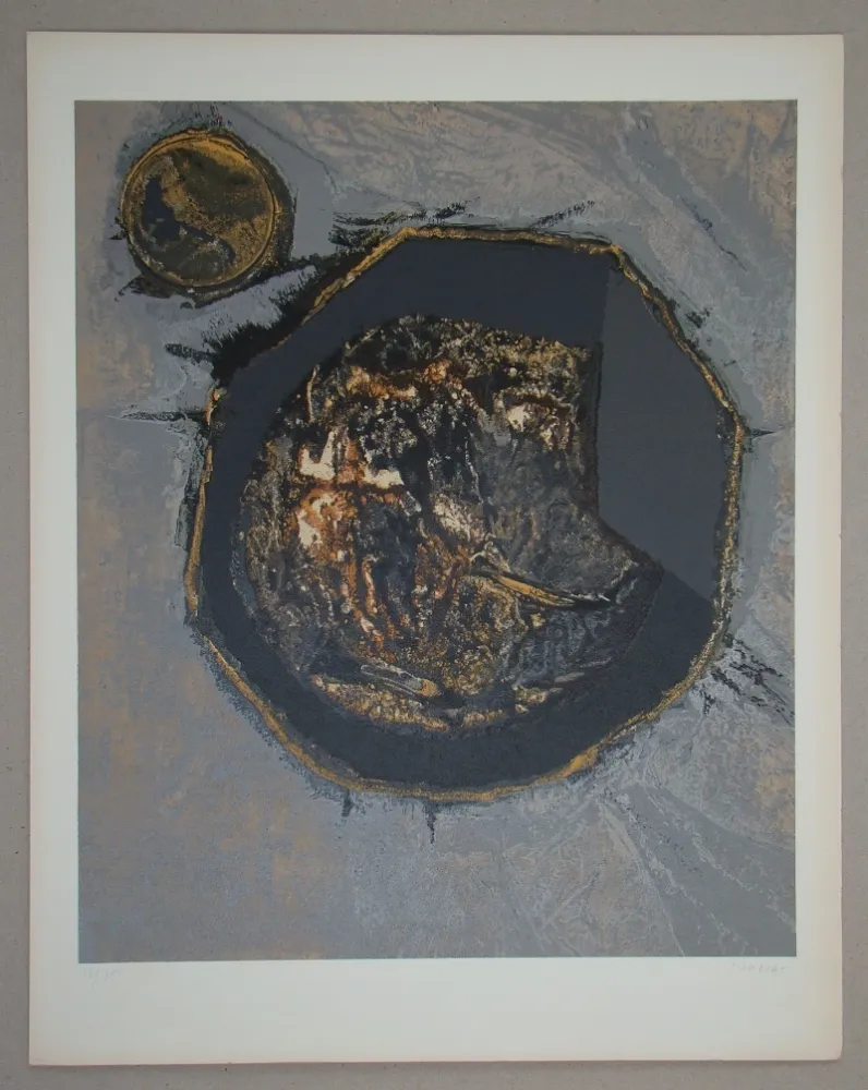 Zeefdruk Piaubert - Composition II. - 1964