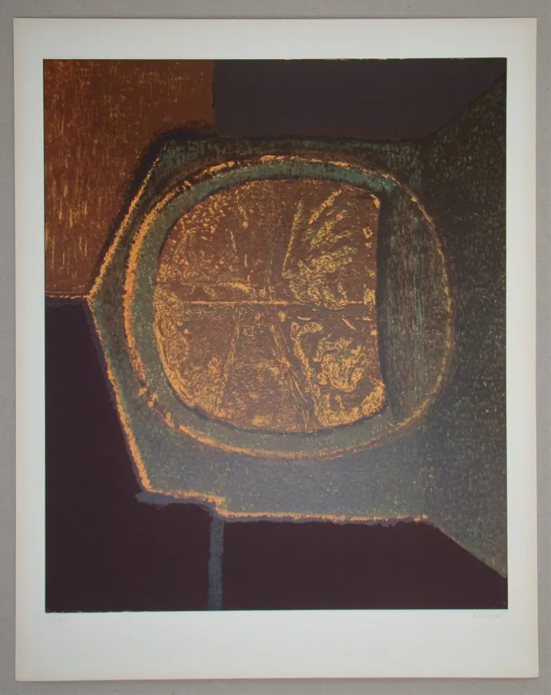 Zeefdruk Piaubert - Composition VI.-1964