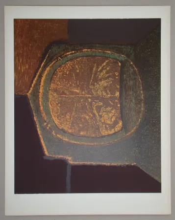 Zeefdruk Piaubert - Composition VI.-1964