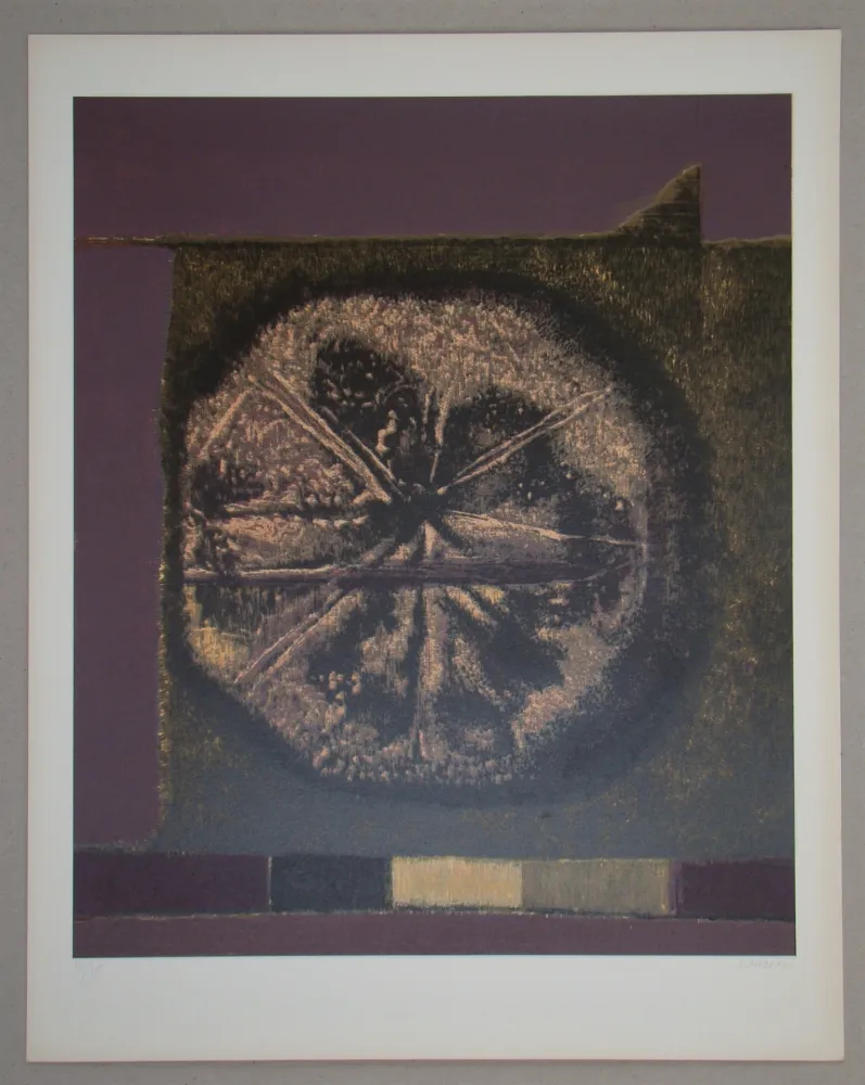 Zeefdruk Piaubert - Composition VII.-1964