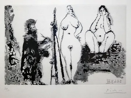 Aquatint Picasso - 347 SERIES (BLOCH 1715)