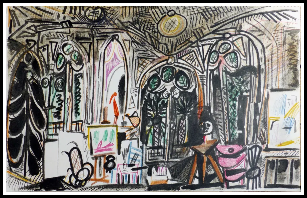 Lithografie Picasso (After) - CARNET DE CALIFORNIE XIII
