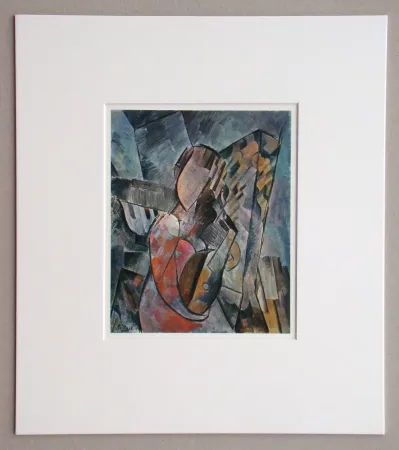 Heliogravure Picasso (After) - Femme à la guitare, 1909
