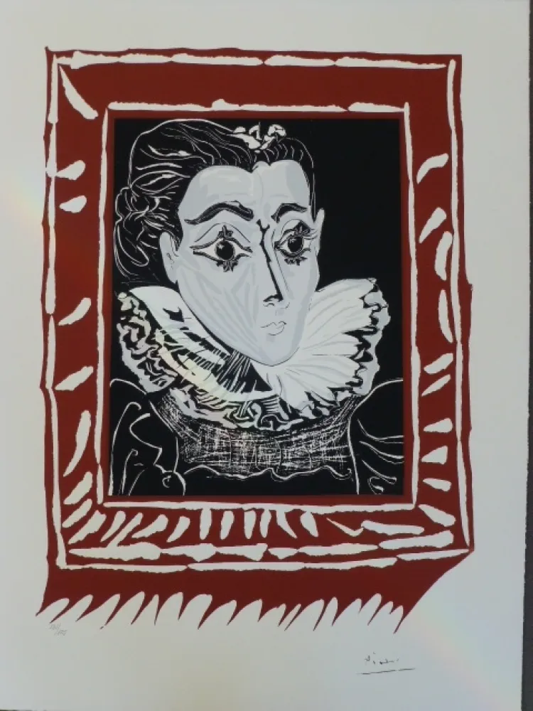 Lithografie Picasso (After) - La femme à la fraise 