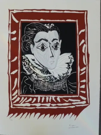 Lithografie Picasso (After) - La femme à la fraise 