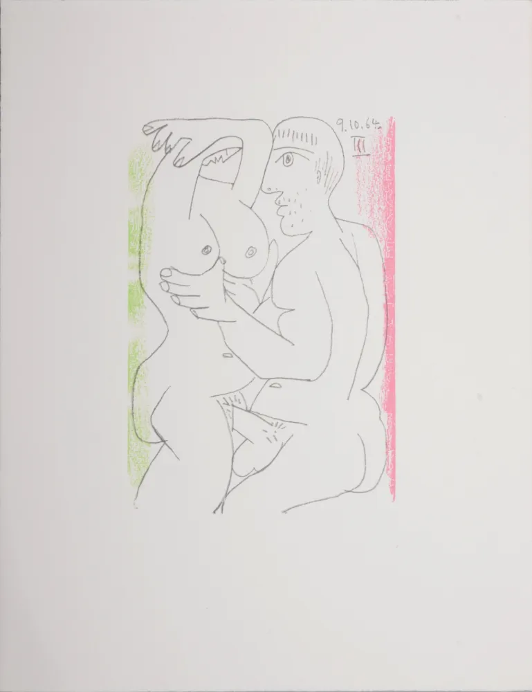 Lithografie Picasso (After) - Le Goût du Bonheur (W), 1970