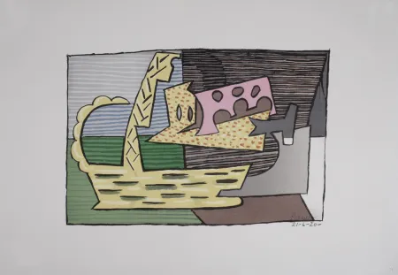 Lithografie Picasso (After) - Le Panier, 1946