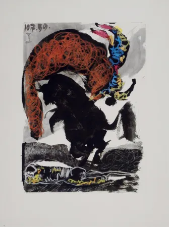 Lithografie Picasso (After) - Scène de Corrida n° 1, 1961