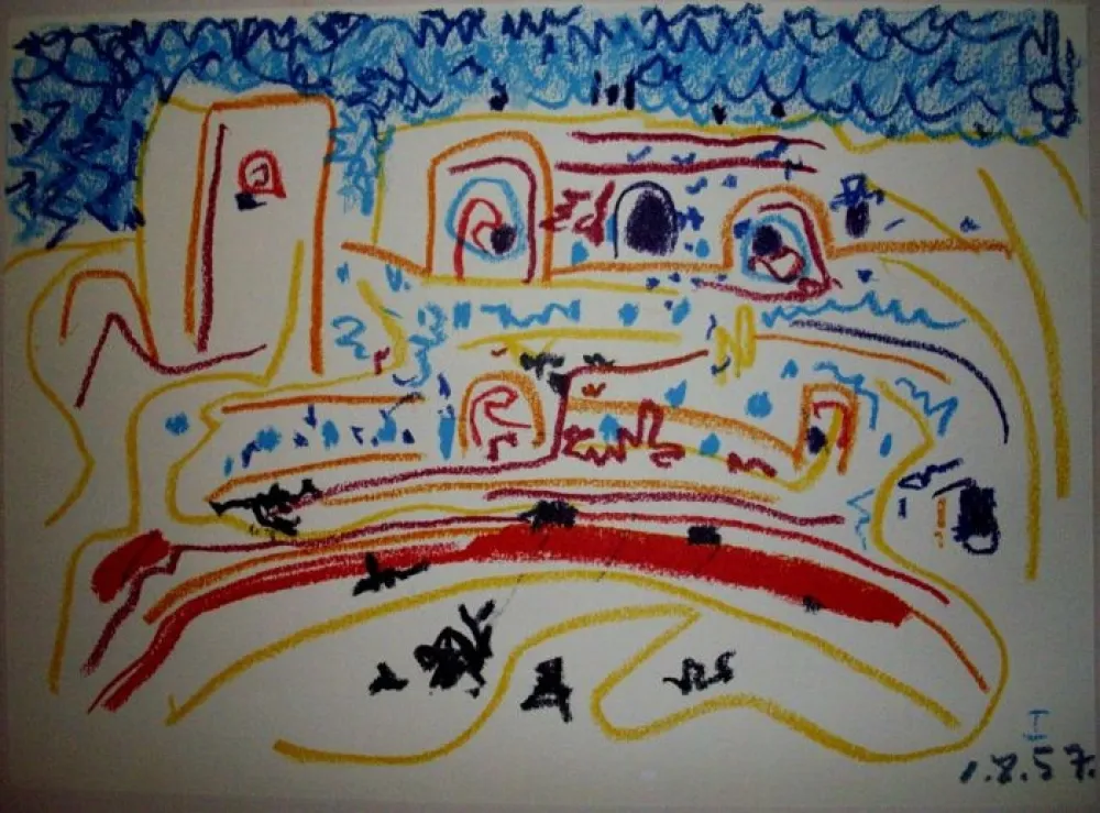 Lithografie Picasso (After) - TOROS Y TOREROS