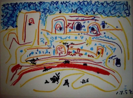 Lithografie Picasso (After) - TOROS Y TOREROS