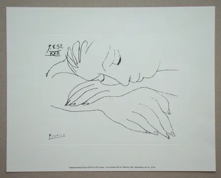 Zeefdruk Picasso (After) - War and Piece