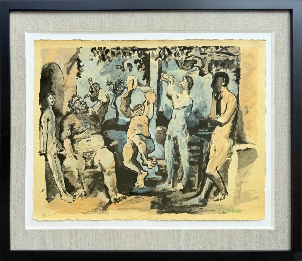 Lithografie Picasso - Bacchanale