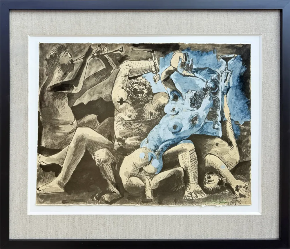 Lithografie Picasso - Bacchanale
