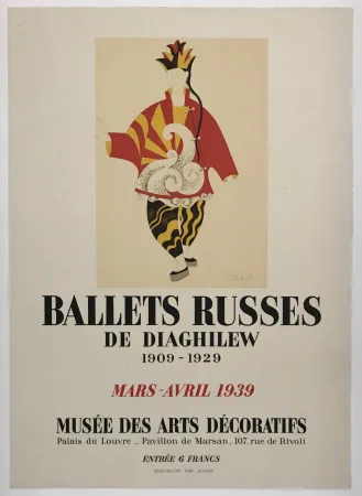 Lithografie Picasso - Ballets Russes