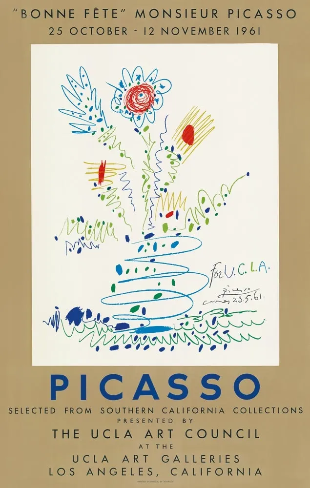 Lithografie Picasso - Bonne fête Monsieur Picasso