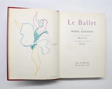 Lithografie Picasso - Boris Kokhno-Le Ballet- Ballerina