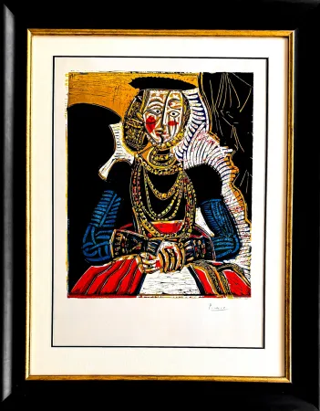 Lithografie Picasso - Buste de Femme d’après Cranach le Jeune