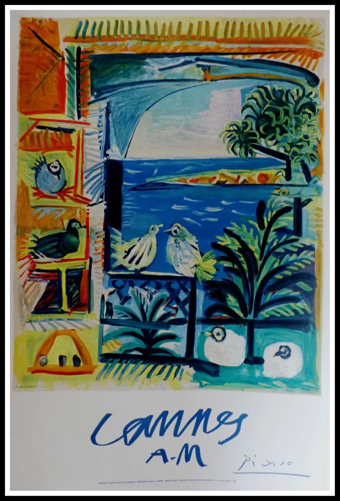 Lithografie Picasso - CANNES A.M