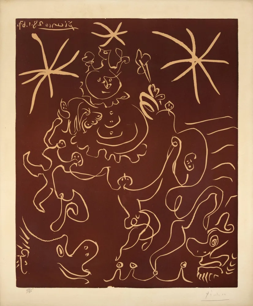 Linosnede Picasso - Carnaval