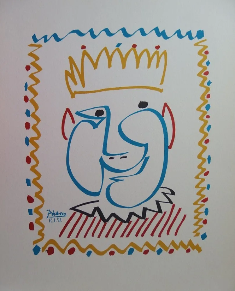 Lithografie Picasso - Carnaval : le roi