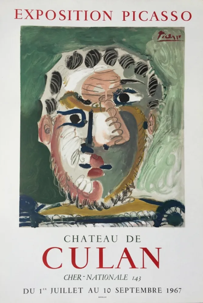 Lithografie Picasso - Chateau de Culan