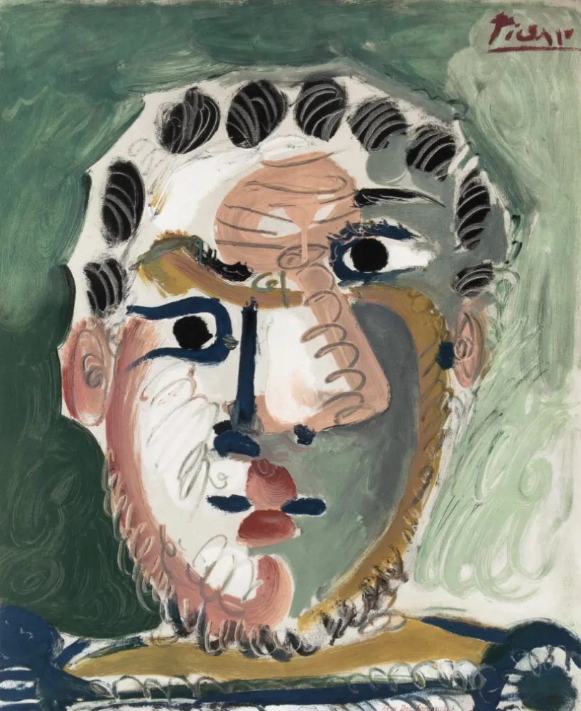 Lithografie Picasso -  Chateau de Culan