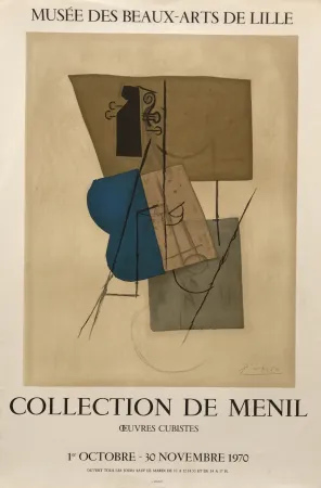 Lithografie Picasso - Collection de Menil - Oeuvres Cubistes