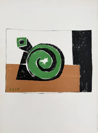 Lithografie Picasso - Composition