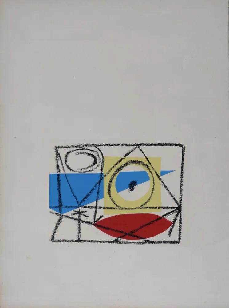 Lithografie Picasso - Composition
