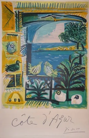 Lithografie Picasso - Côte d'Azur
