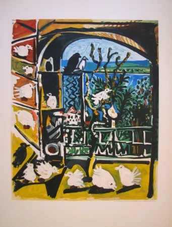 Lithografie Picasso - Côte d’Azur (After)