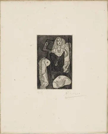 Ets Picasso - C.Zervos. PICASSO ŒUVRES 1920-1926. 1/50 avec l'eau-forte originale signée (1926).