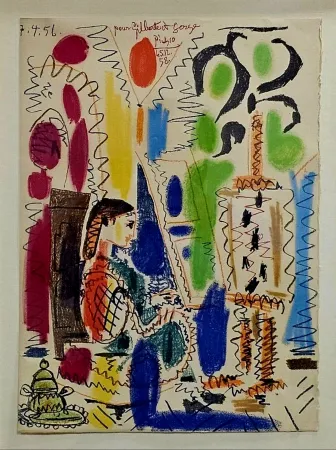 Lithografie Picasso - Dan's l'atelier de Cannes 