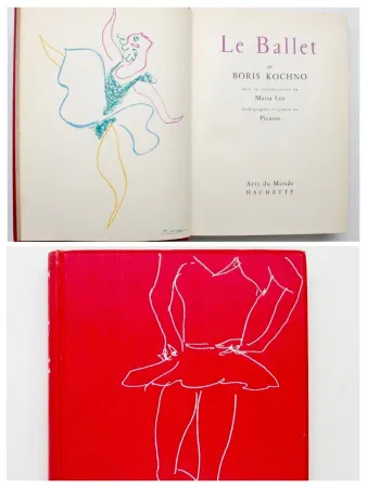 Lithografie Picasso - Danseuse / Ballerina Boris Kokhno Le Ballet 