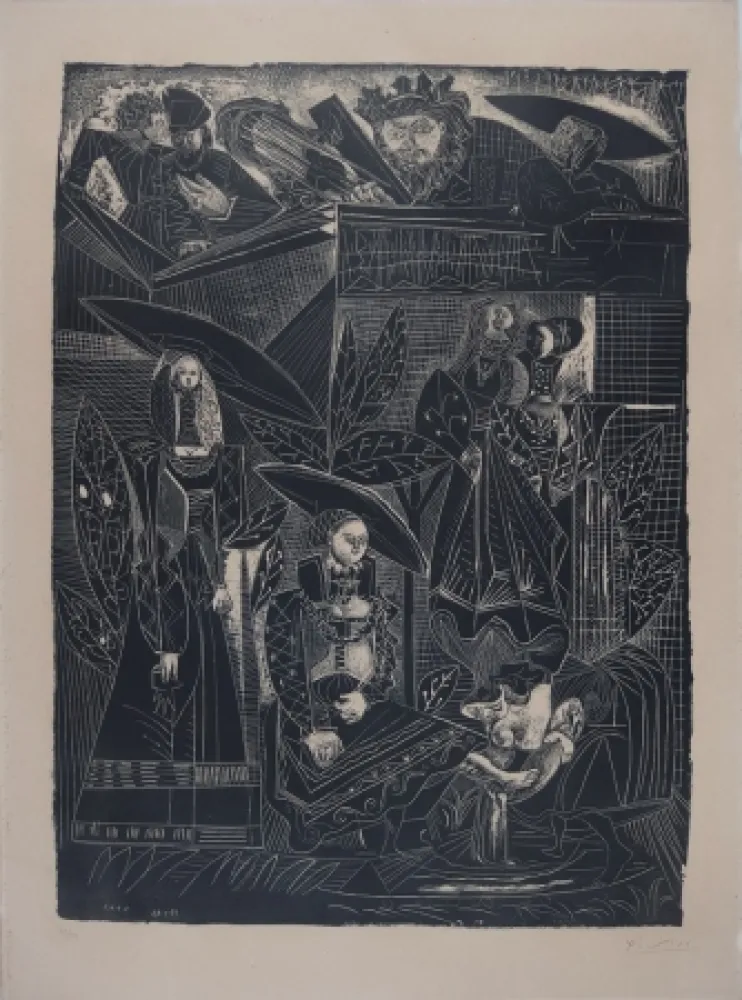 Lithografie Picasso - DAVID ET BETHSABÉE