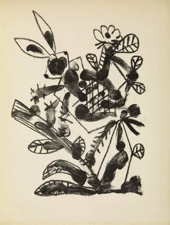 Lithografie Picasso - De mémoir d'homme, Planche IX
