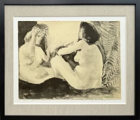 Lithografie Picasso - Deux femmes nues