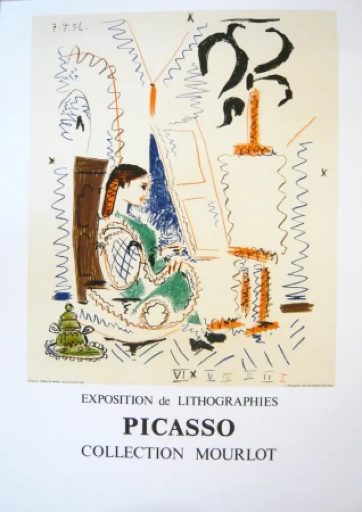 Poster Picasso - Exposition Picasso Mourlot 2