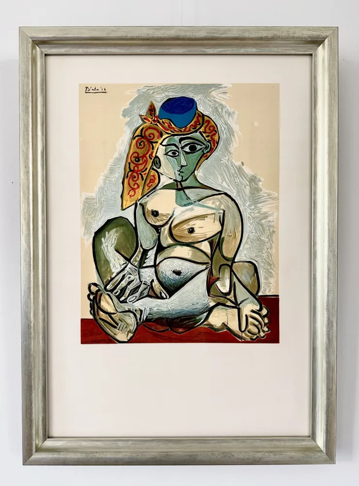 Lithografie Picasso - Femme au Bonnet
