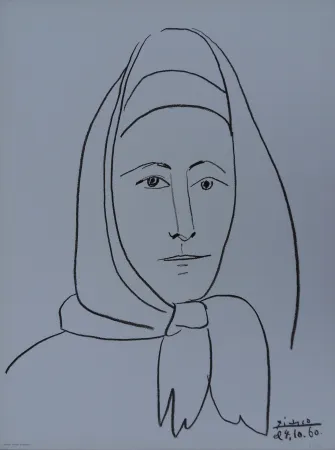 Lithografie Picasso - Femme d'Espagne