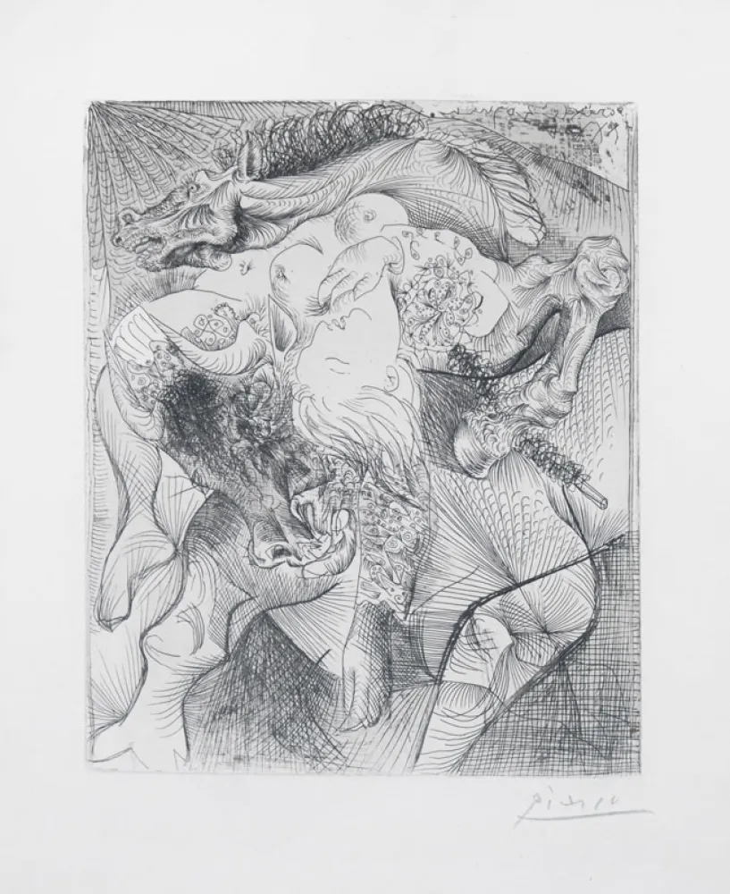 Gravure Picasso - Femme torero II