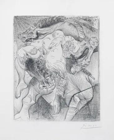 Gravure Picasso - Femme torero II
