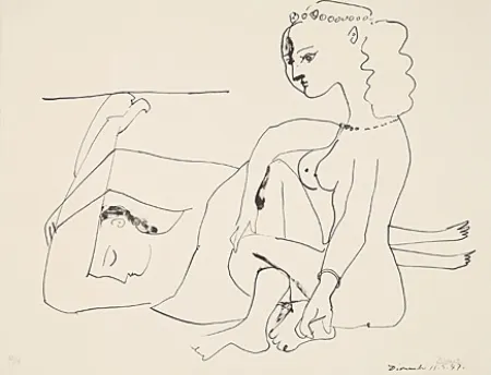 Lithografie Picasso - Femmes sur la plage