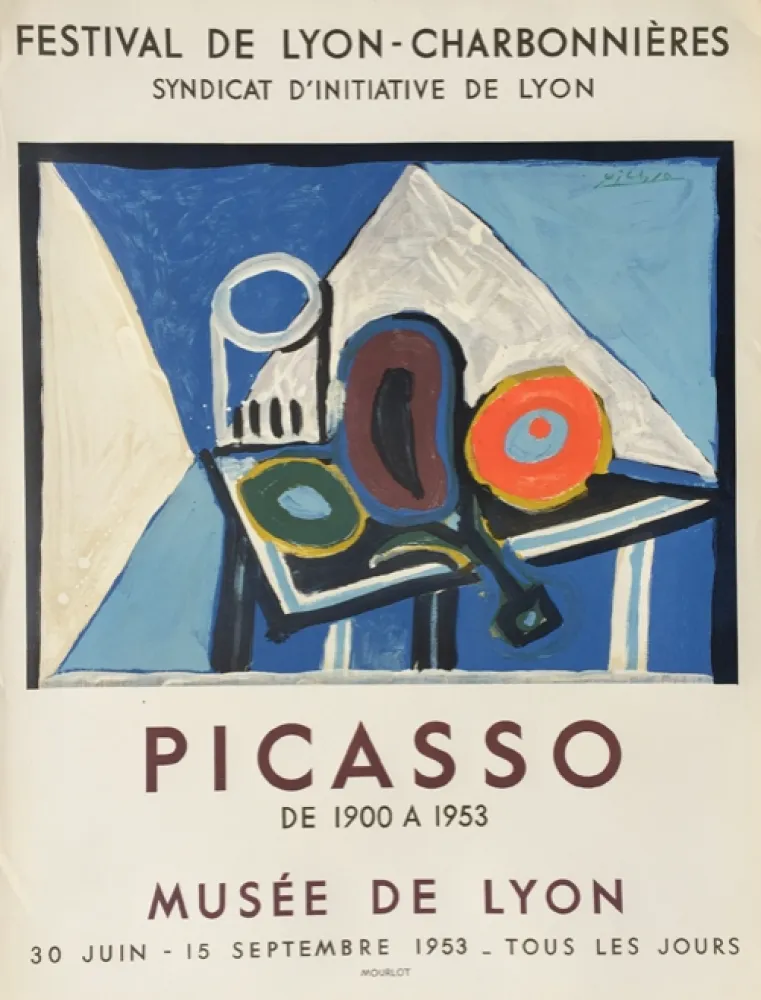 Lithografie Picasso - Festival de Lyon - Charbonnieres