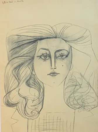 Lithografie Picasso - Francoise Gilot 1