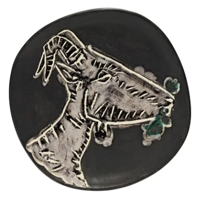 Keramiek Picasso - Goat’s head in profile 