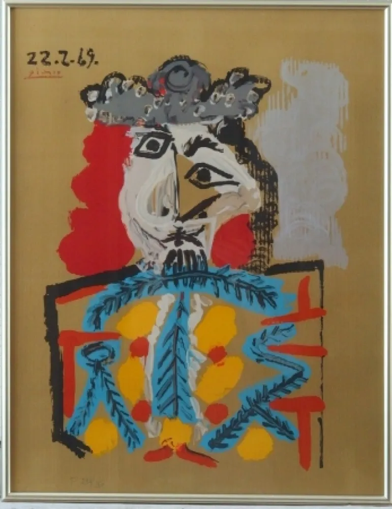 Lithografie Picasso - Imaginary portrait