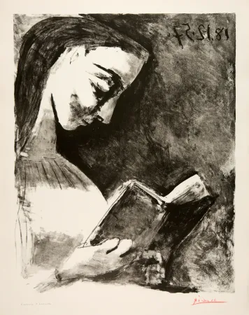Lithografie Picasso - Jacqueline Lisant