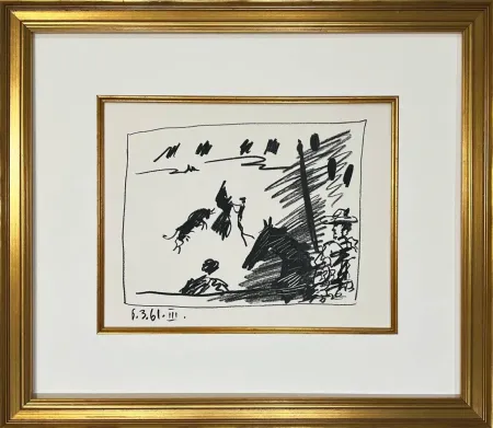 Lithografie Picasso - Jeu de la Cape
