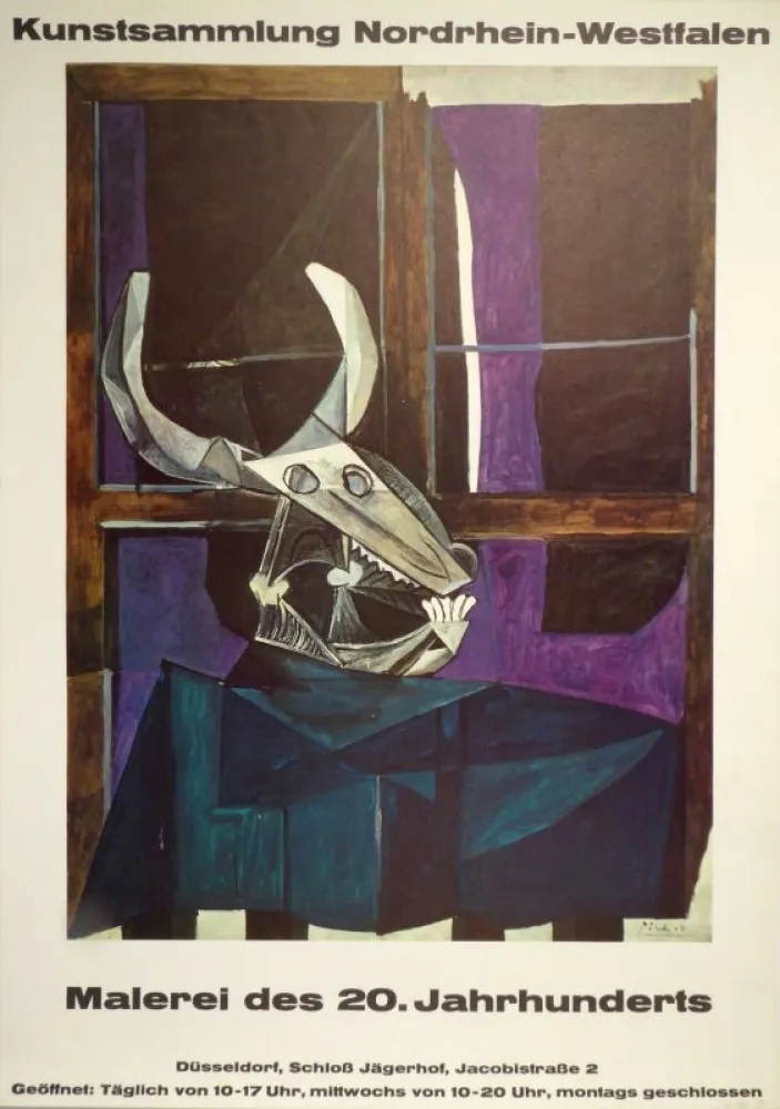 Poster Picasso - Kunstsammlung Nordrhein-Westfalen. Malerei des 20. Jahrhunderts